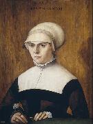 Christoph Amberger The wife of Jorg Zorer, at the age of 28 France oil painting artist